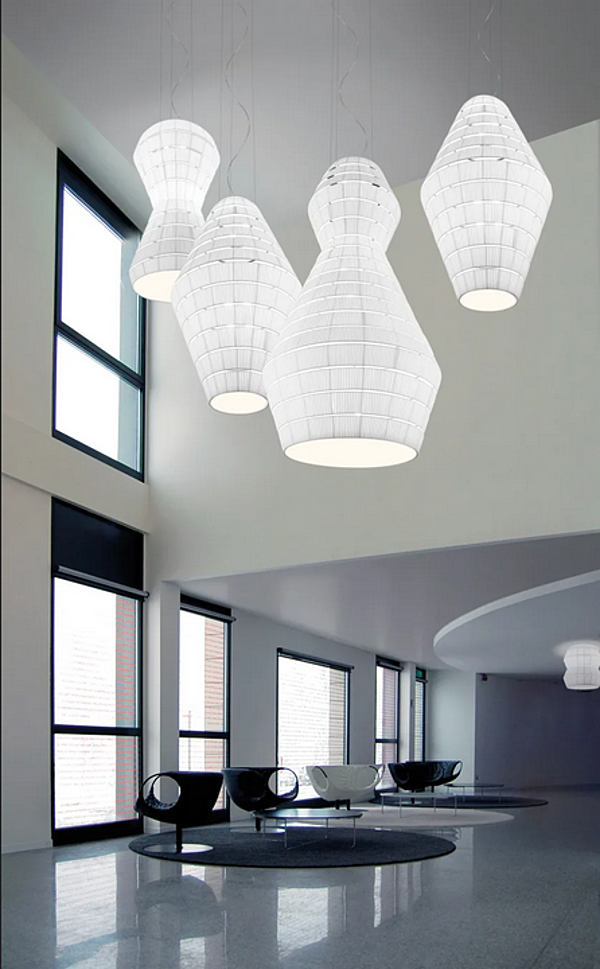 Lampe suspendue en tissu AXOLIGHT Layers usine Axolight de l'Italie. Foto №3