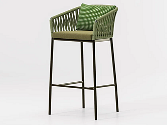 Tabouret haut en aluminium Bitta Kettal