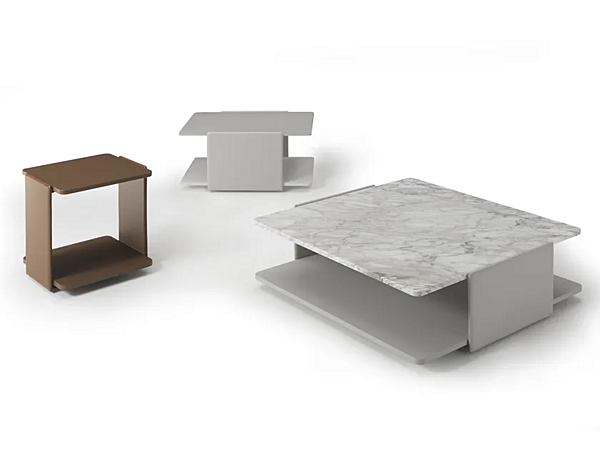 Table basse carrée en marbre Sella I 4 Mariani usine i 4 Mariani de l'Italie. Foto №2
