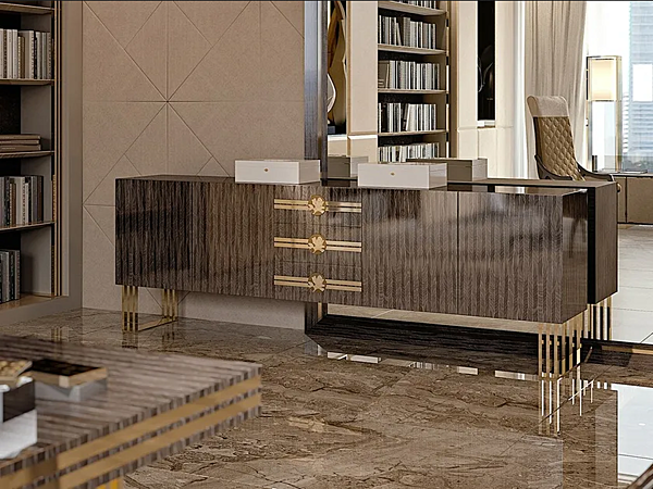 Buffet avec tiroirs en bois Bizzotto Italia collection Infinity usine Bizzotto Italia de l'Italie. Foto №4