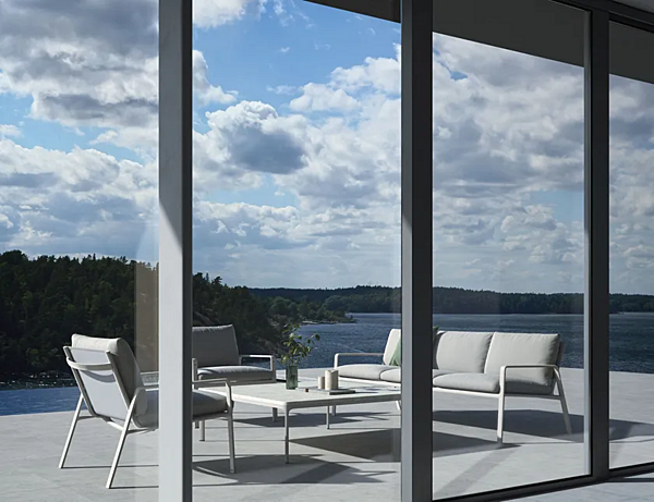 Fauteuil de jardin en aluminium Park Life KETTAL usine KETTAL de l'Italie. Foto №8