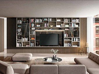 Mur de rangement sectionnel 30mm 1202 LAGO usine LAGO de l'Italie