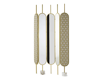 Écran en verre miroir Chloe Gallotti&Radice usine Gallotti & Radice de l'Italie