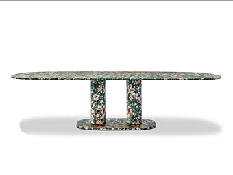 Table de jardin en marbre Matera BAXTER usine BAXTER de l'Italie
