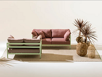 Canapé de jardin en tissu Riva Liu Jo Living Collection
