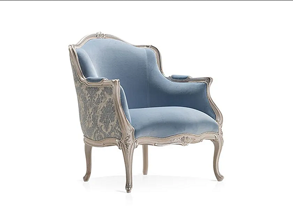 Fauteuil en tissu avec accoudoirs Savio Firmino 3119 3119POL usine SAVIO FIRMINO de l'Italie. Foto №1