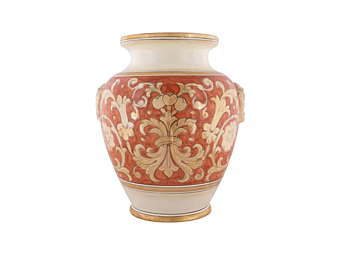Vase en céramique fait main Lustro Impero L_Antica Deruta LI/828/55