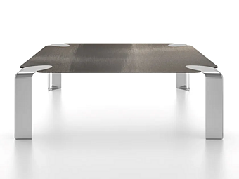 Table basse carrée en cristal FLOW F.lli Orsenigo Table basse carrée en cristal FLOW F.lli Orsenigo usine ORSENIGO de l'Italie