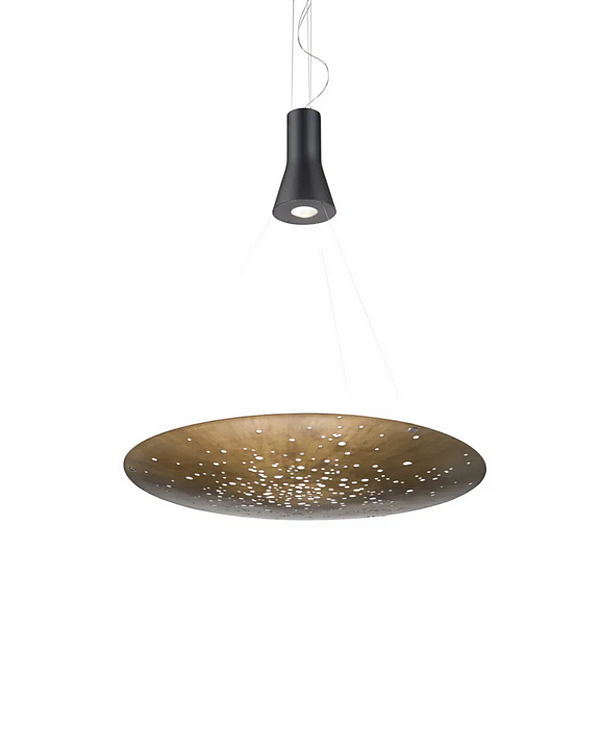 Suspension en métal LED Lens F46 Fabbian usine Fabbian de l'Italie. Foto №6