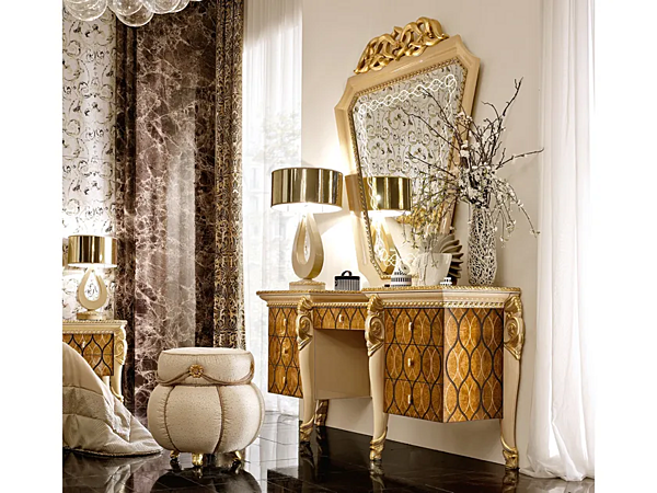 Miroir mural encadré en verre A.R. Arredamenti collection Harmony 380/S usine A.R.ARREDAMENTI SRL de l'Italie. Foto №3