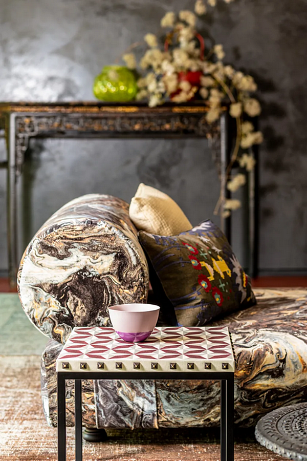 Lit de jour en tissu Mezze Moroso usine Moroso de l'Italie. Foto №5