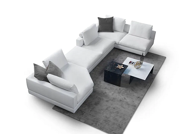 Canapé d'angle en tissu GYFORM Vogue usine Gyform de l'Italie. Foto №13