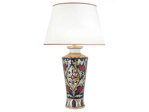 Lampe de table en céramique artisanale Lustro Antico L_Antica Deruta LA/1132/L/50 usine L'Antica Deruta de l'Italie. Foto №1