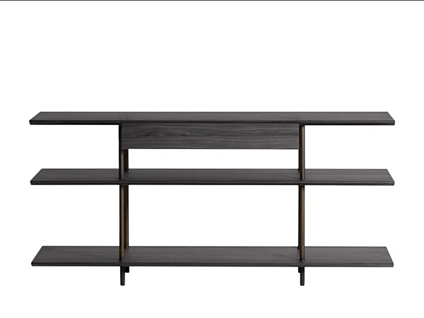 Bibliothèque en bois autoportante Arial 870 MS Potocco 870\MS usine POTOCCO de l'Italie. Foto №1