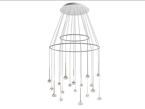 Suspension en cristal LED AXOLIGHT Fairy SP FAIR 18 usine Axolight de l'Italie. Foto №1