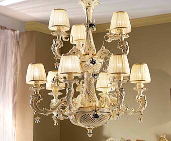 Lustre LORENZON (F. LLI LORENZON) LL.15/AVOP/F/4PA/6+3F usine LORENZON (F.LLI LORENZON) de l'Italie