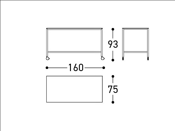 Table rectangulaire en aluminium pour cuisson en extérieur VARASCHIN usine VARASCHIN de l'Italie. Foto №9