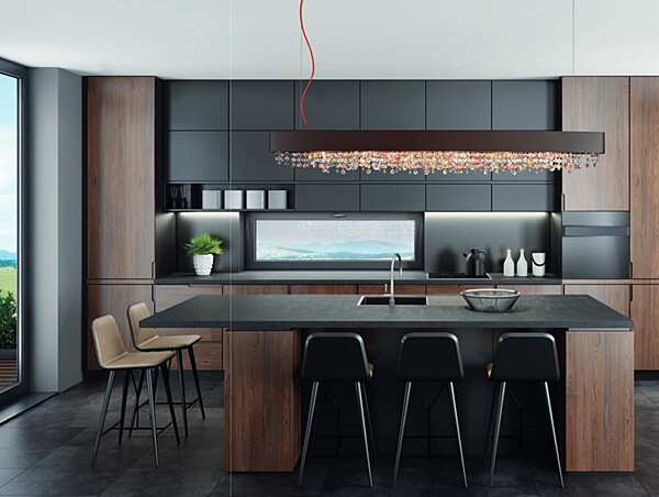 Lustre MASIERO (EMME PI LIGHT) olà s4 ov 100 usine MASIERO (EMME PI LIGHT) de l'Italie. Foto №1