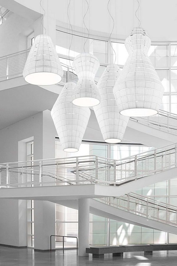 Lampe suspendue en tissu AXOLIGHT Layers usine Axolight de l'Italie. Foto №4