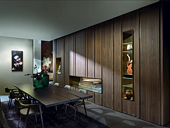 Boiserie en noyer Urban H ARTE BROTTO Boiserie en noyer Urban H ARTE BROTTO usine Arte Brotto de l'Italie