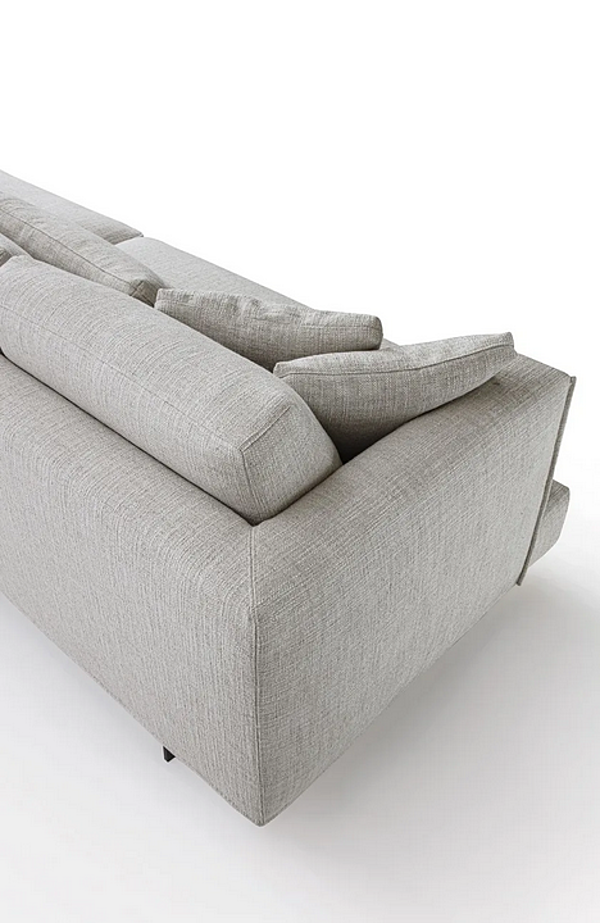 Canapé d'angle en tissu avec housse amovible Frigerio collection Davis Twin usine Frigerio de l'Italie. Foto №6