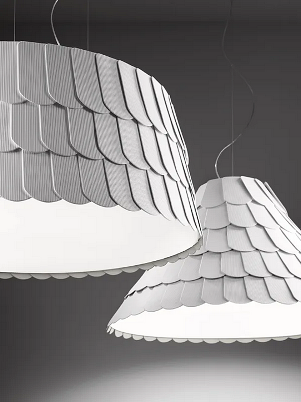 Lampe suspendue en plastique Roofer Fabbian usine Fabbian de l'Italie. Foto №5