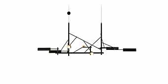 Lustre MOOOI Tinkering usine MOOOI de l'Italie
