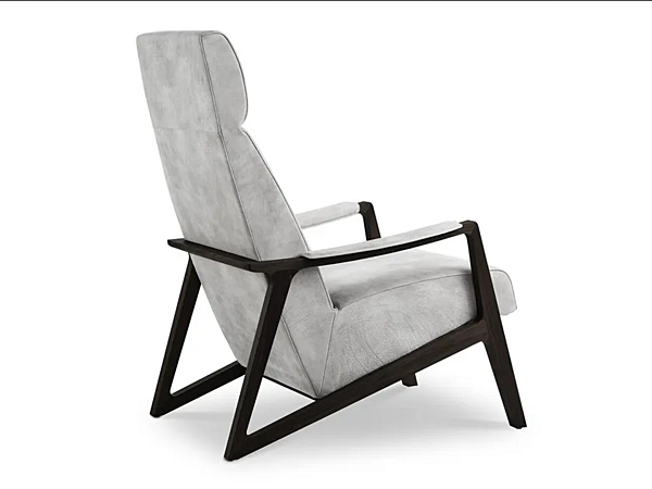 Fauteuil en cuir avec accoudoirs I 4 Mariani Barley usine i 4 Mariani de l'Italie. Foto №3