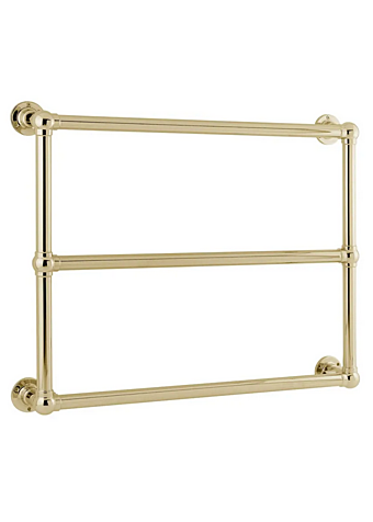 Chauffe-serviettes mural horizontal en acier Gentry Home Green Park 2 usine Gentry Home de l'Italie