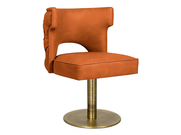 Fauteuil pivotant en cuir Kansas II BRABBU usine BRABBU de l'Italie. Foto №3