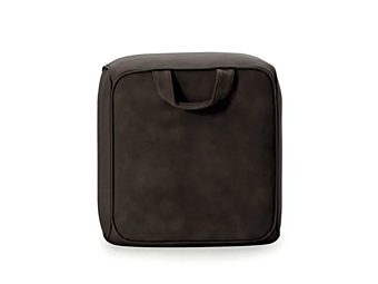 Pouf carré en tissu Perseo CORTEZARI 388-389