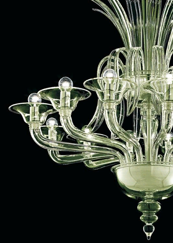 Lustre Barovier&Toso Odile 5307/12 usine Barovier&Toso de l'Italie. Foto №3