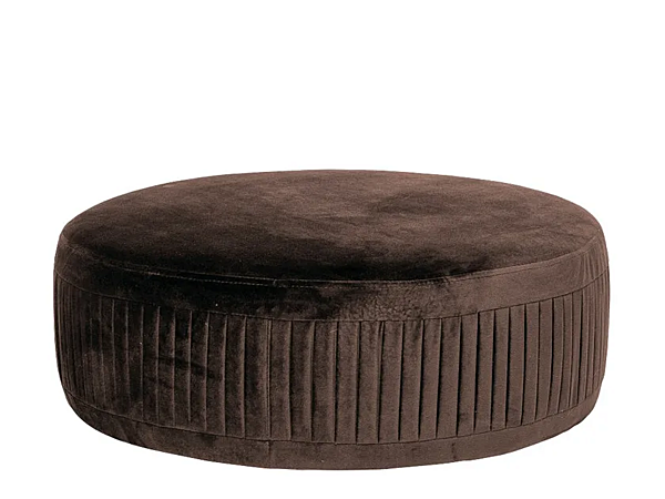 Pouf rond en tissu rembourré avec dossier CASA +39 NS0002, NS0008 usine CASA +39 de l'Italie. Foto №2