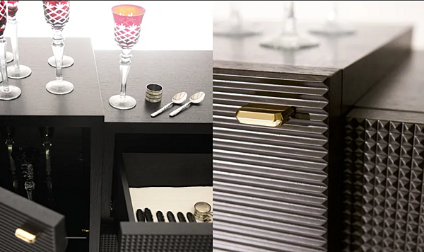 Buffet en bois avec portes Dimitri OPERA CONTEMPORARY usine OPERA CONTEMPORARY de l'Italie. Foto №5