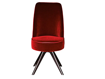 Chaise rembourrée en tissu ou cuir S Marco Driade Chaise rembourrée en tissu ou cuir S Marco Driade usine Driade de l'Italie