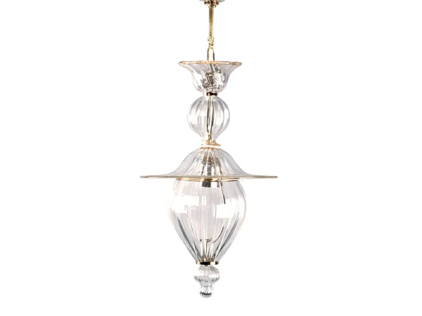 Suspension en verre de Murano ovale Oriente Abrissi 10911 usine ABRISSI de l'Italie. Foto №1