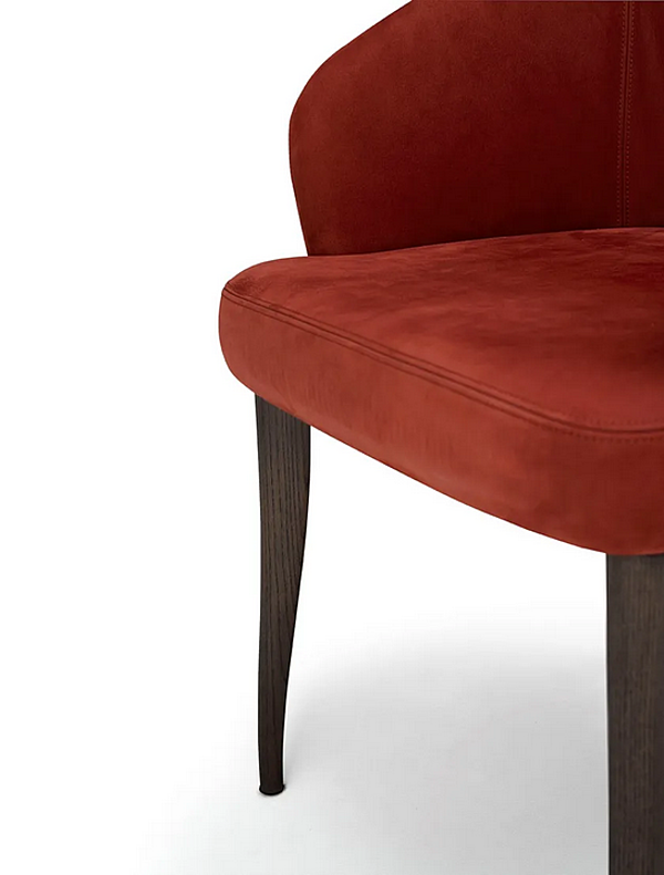 Chaise en bois massif rembourrée Leonardo L82 ARTE BROTTO L82 usine Arte Brotto de l'Italie. Foto №4