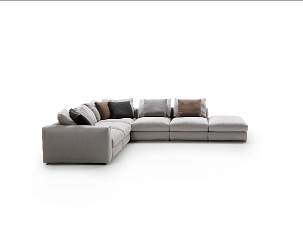 Canapé d'angle en tissu FLEXFORM collection Asolo usine FLEXFORM de l'Italie. Foto №11