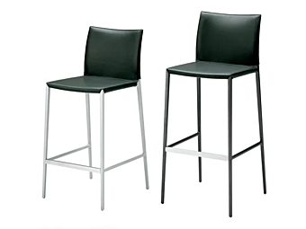 Tabouret rembourré haut en tissu Lio 2291 Zanotta