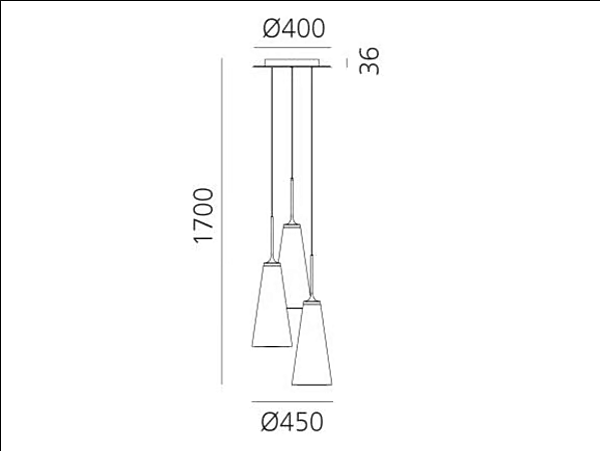 Suspension LED en aluminium Look at Me Artemide 1452010APP, 1453010APP, 1450010A, 1451010A usine Artemide de l'Italie. Foto №17