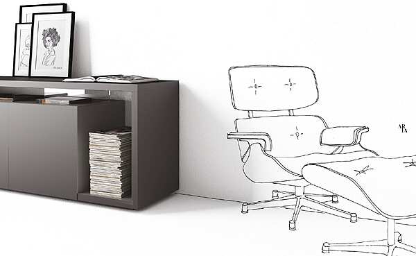 Meuble sous TV Minotti Aria usine Minotti de l'Italie. Foto №2
