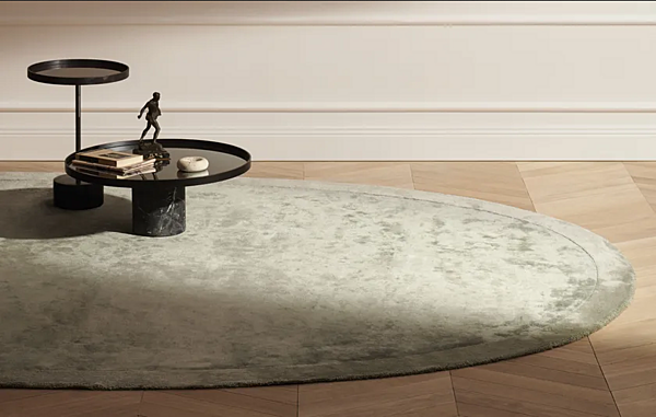 Tapis rond en tissu uni CASSINA IN TOUCH usine CASSINA de l'Italie. Foto №4