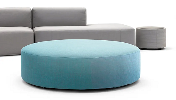 Pouf de jardin en tissu rond BELT VARASCHIN 221P1, 221P2, 221P4 usine VARASCHIN de l'Italie. Foto №3