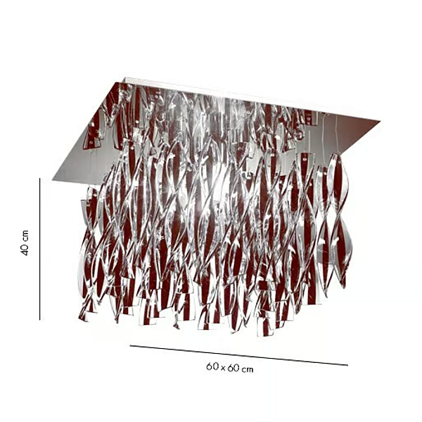 Plafonnier en verre de Murano AXOLIGHT Aura usine Axolight de l'Italie. Foto №9