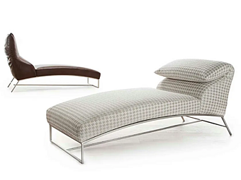 Chaise longue rembourrée en tissu ERBA ITALIA Forever Young