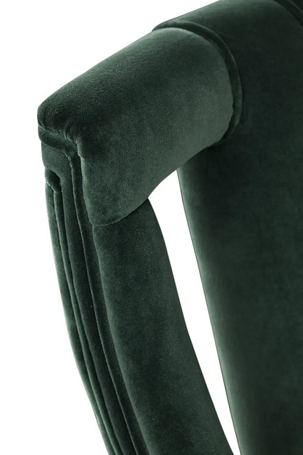 Fauteuil en velours rembourré avec accoudoirs BRABBU CAYO usine BRABBU de l'Italie. Foto №7