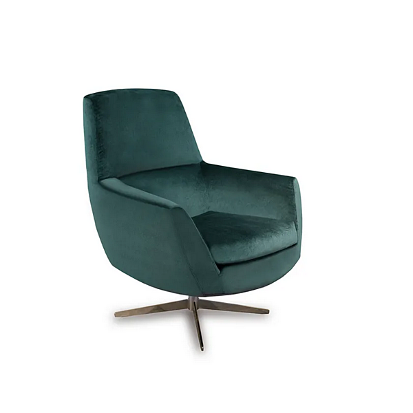Fauteuil pivotant en tissu avec accoudoirs Betty GYFORM usine Gyform de l'Italie. Foto №3