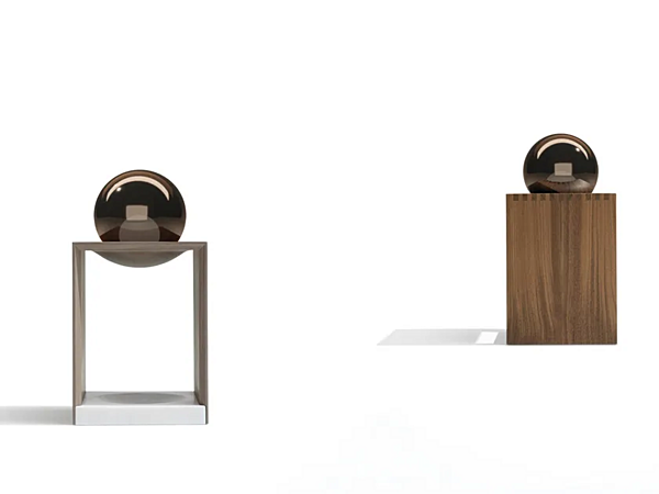 Lampe de table en bois Spaziotempo GIORGETTI GA324G usine GIORGETTI de l'Italie. Foto №4