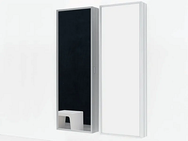 Armoire murale en aluminium avec porte miroir Kristalia usine Kristalia de l'Italie. Foto №1