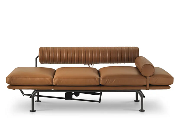 Chaise longue en cuir avec dossier rembourré i 4 Mariani Up Down usine i 4 Mariani de l'Italie. Foto №2
